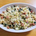 クックYJPSZ1☆'s cooksnap of when they made パラパラご飯！野沢菜チャーハン♪.