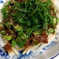くみちん。's cooksnap of when they made 大根とオクラのネバネバ梅肉和え和風サラダ.