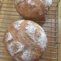 めぐみち's cooksnap of when they made 簡単☆そばの実のカンパーニュ.