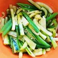 ばばな☆'s cooksnap of when they made オクラとズッキーニのおひたし☆.