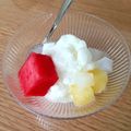 リラ☆ックマ's cooksnap of when they made 簡単健康おやつカルピスシャーベット.