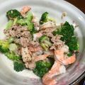 イヌチン's cooksnap of when they made 簡単１品、ツナとブロッコリーのサラダ.