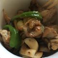megomo's cooksnap of when they made 鶏肉と野菜のガーリックバター炒め.