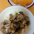 ひろ☆はる❇︎ママ's cooksnap of when they made 子どもにも好評☆ナスとピーマンのそぼろ丼.