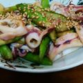 ｐａｎｃｈｉ's cooksnap of when they made いかとアスパラのオイスターソース炒め.