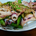 ｐａｎｃｈｉ's cooksnap of when they made いかとアスパラのオイスターソース炒め.