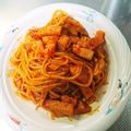 BIGstar☆'s cooksnap of when they made 一晩寝かせたスパゲッティーでナポリタン.