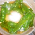 mzhroom's cooksnap of when they made ほんのり甘い母の味　絹さやの落とし卵煮.