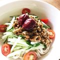 youcay's cooksnap of when they made 早い＆うまい！さっぱりうめ～納豆うどん.