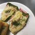 ぷいうさ's cooksnap of when they made ピーマンのかにかま&ツナ詰めチーズ焼き.