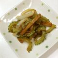くまやっこ's cooksnap of when they made ゴーヤとさつま揚げのオイスター炒め.