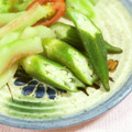 mmameco's cooksnap of when they made 意外と知らない？！おくらのぬか漬け.