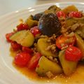 イエローバード's cooksnap of when they made ナスのひき肉炒めinたっぷりトマト.