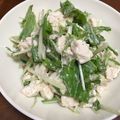 イヌチン's cooksnap of when they made 材料3つで!!簡単豆腐と水菜の絶品サラダ.