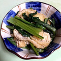 ♪kanapon♪'s cooksnap of when they made 小松菜と油揚げの炒め♬.