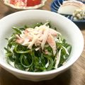Morinoaya's cooksnap of when they made 調味料2つ！細切り昆布のカニカマサラダ.
