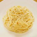 max4995's cooksnap of when they made 濃厚ヤミツキ！明太子マヨチーズパスタ.