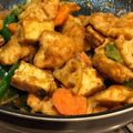 クックV4AO61☆'s cooksnap of when they made 鶏胸肉と厚揚げのオイマヨカレーソース炒め.