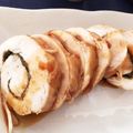 ◎あーたん◎'s cooksnap of when they made 鶏むね肉の梅しそロール★照り焼き味.