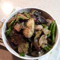 陽悠ママ's cooksnap of when they made ご飯がすすむ★豚こまと茄子の味噌炒め.