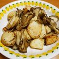 rarararako's cooksnap of when they made 大和芋と舞茸のバター炒め.