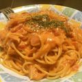 maaw3717's cooksnap of when they made 簡単☆トマトとクリームチーズのパスタ.