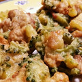 なみすけ♪'s cooksnap of when they made ゴーヤと豚こまのかき揚げ.