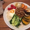 ゆきぷさん's cooksnap of when they made 夏野菜たっぷり♡簡単肉みそジャージャー麺.