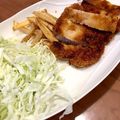 まちょっぱ's cooksnap of when they made 安い肉でも感激☆　柔らかトンカツ.