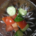 るみちゃんは獅子座's cooksnap of when they made 夏にぴったり☆トマトときゅうりのナムル風.
