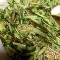 keikoree's cooksnap of when they made きゅうりともずくの酢の物.