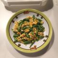 ラクラクダ's cooksnap of when they made インゲン豆の卵とじ.