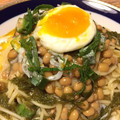 おこわだいすき※'s cooksnap of when they made 納豆とめかぶの和風冷製パスタ.