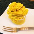 shantiiiii's cooksnap of when they made チョコとカボチャのスフレ風ケーキ.