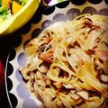 e_shiori's cooksnap of when they made 簡単☆きのこの濃厚クリームパスタ.