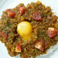 しろかく's cooksnap of when they made ☆キーマカレー☆ミートソースにも⁉.