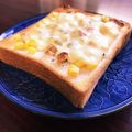 ❁Abake❁'s cooksnap of when they made 海苔紫蘇風味♡コーンと胡桃の和トースト.