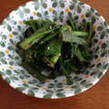 きっちゃん☆410's cooksnap of when they made つるむらさきの胡麻和え.