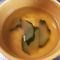 なんなこなんだ's cooksnap of when they made 夏☀胡瓜のお吸い物☀富山限定?.