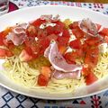 mocokyoco's cooksnap of when they made 夏にピッタリ♪コンソメジュレの冷静パスタ.