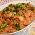 rie-tin's cooksnap of when they made お手軽ランチ☆簡単！キムチ炒飯.