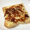 o^o^oayuayu's cooksnap of when they made 人参皮の胡麻塩昆布トースト.