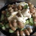 とろふわ卵's cooksnap of when they made 納豆ときゅうりのマヨネーズご飯.