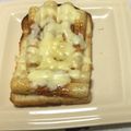 おはなすき's cooksnap of when they made こんがりチーズの照り焼き竹輪トースト！.