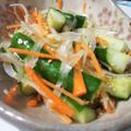 パパの手料理☆'s cooksnap of when they made 簡単胡瓜と玉ねぎのヘルシーサラダ♪.