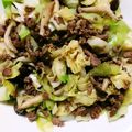 しま★★★'s cooksnap of when they made キャベツと挽肉の中華風味噌炒め.