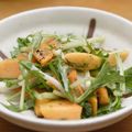 ともちん's cooksnap of when they made 秋限定◆水菜と柿のサラダ◆カボス仕立て.