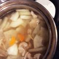 gachou's cooksnap of when they made ほっこり！冬瓜の豚もやし味噌汁.