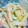 chaganicof's cooksnap of when they made お惣菜風♪固くならないマカロニサラダ♡.