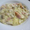 miyuki12's cooksnap of when they made パスタ代わりにエリンギでカルボナーラ風.
